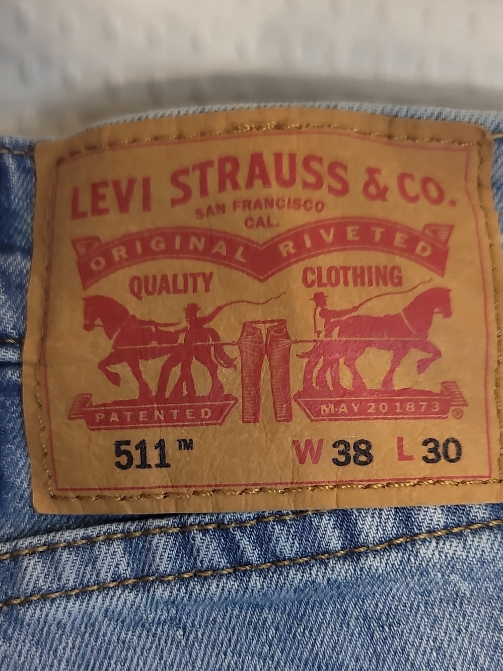 Levi's 511 Slim Men’s Jeans in Light Blue Denim